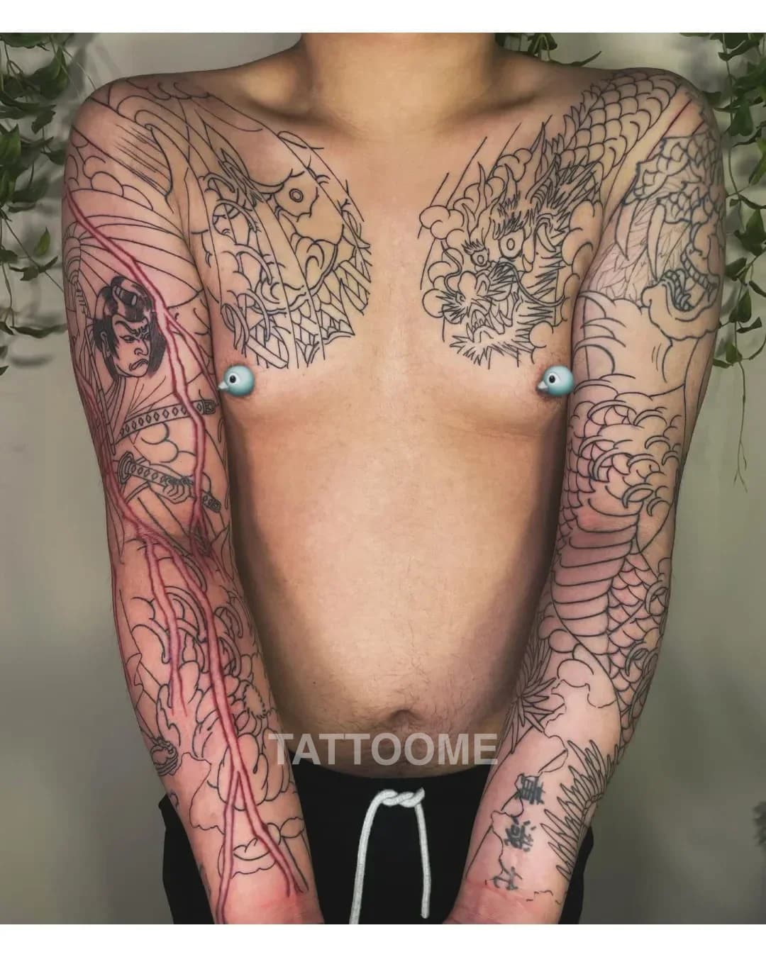 이레즈미 양가슴 긴팔 - sangdo_tattooer