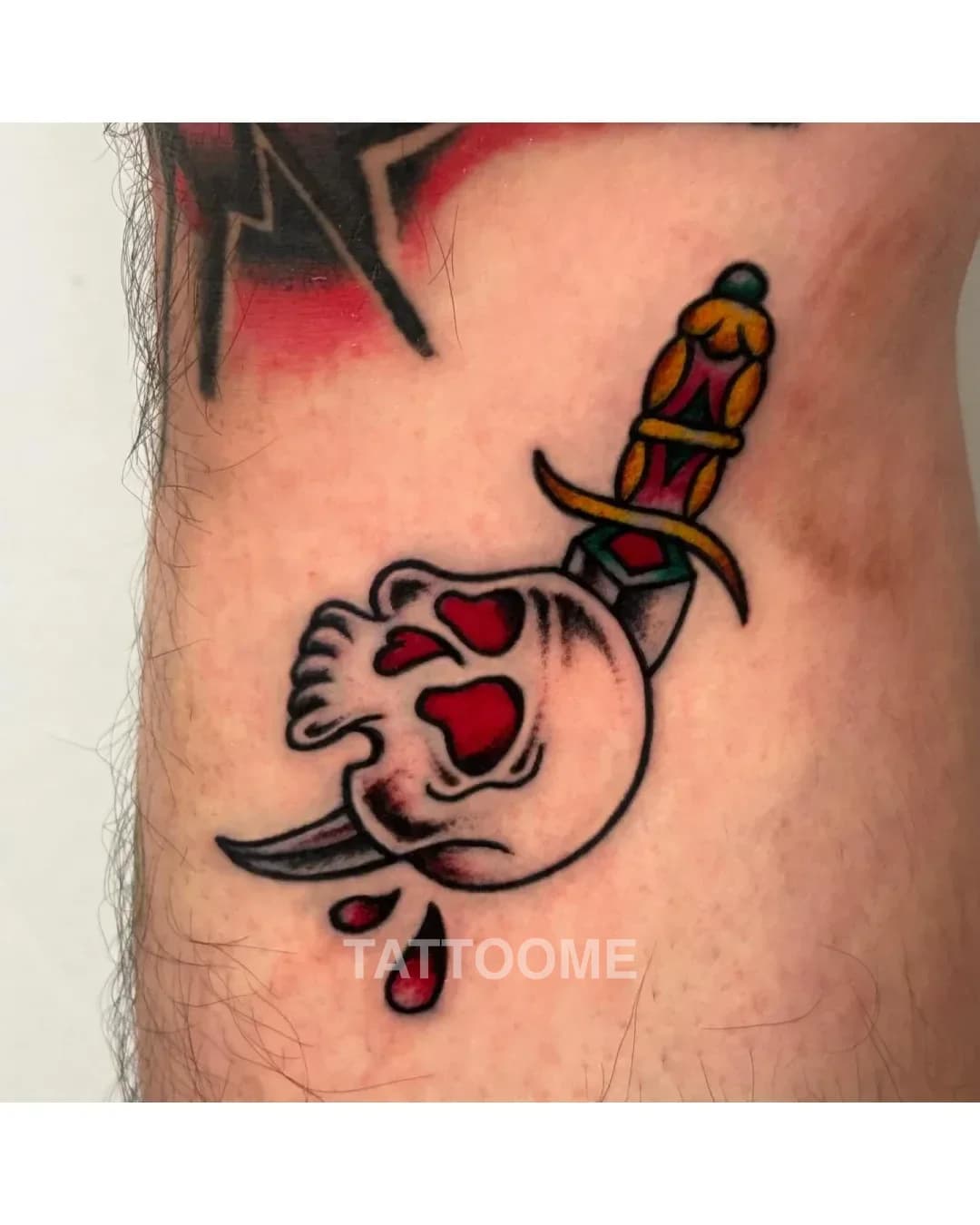 올드스쿨 단검 - tattooer_aruru