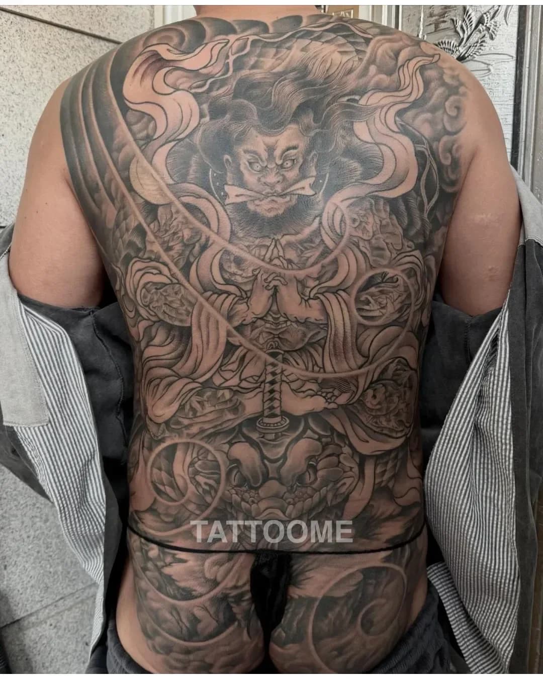 이레즈미 등판 - horimong_tattoo