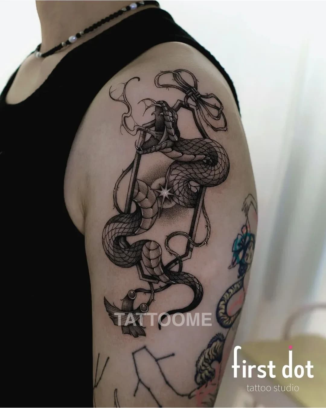 블랙워크 타투 1 - ez_eee_tattoo