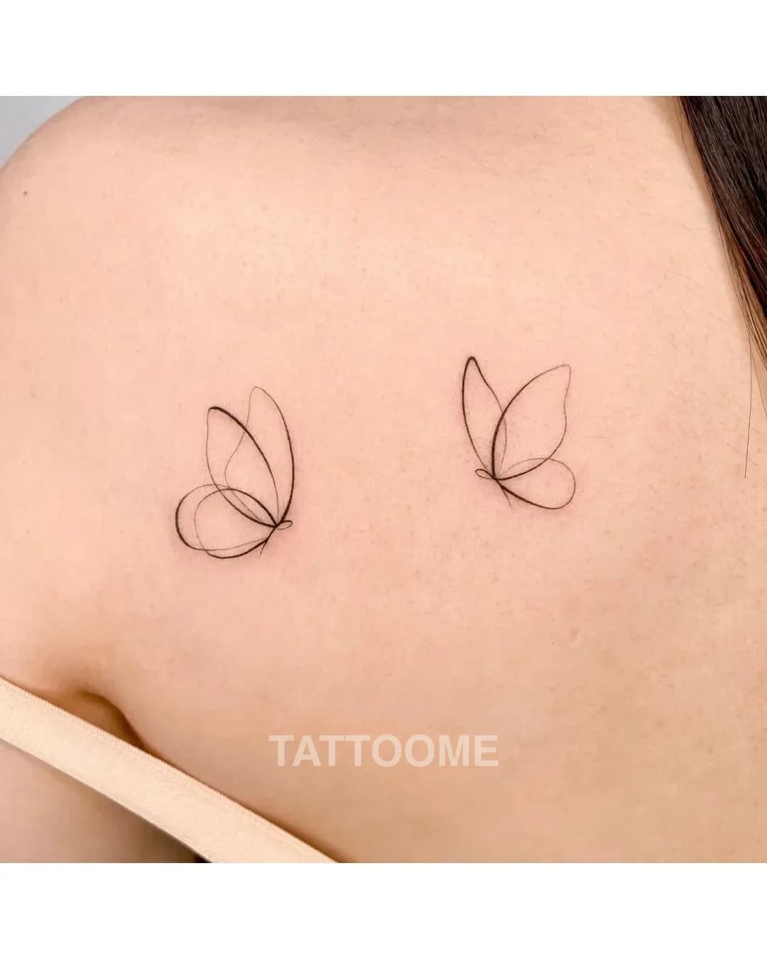 라인워크 나비2 - zitae_tattooer