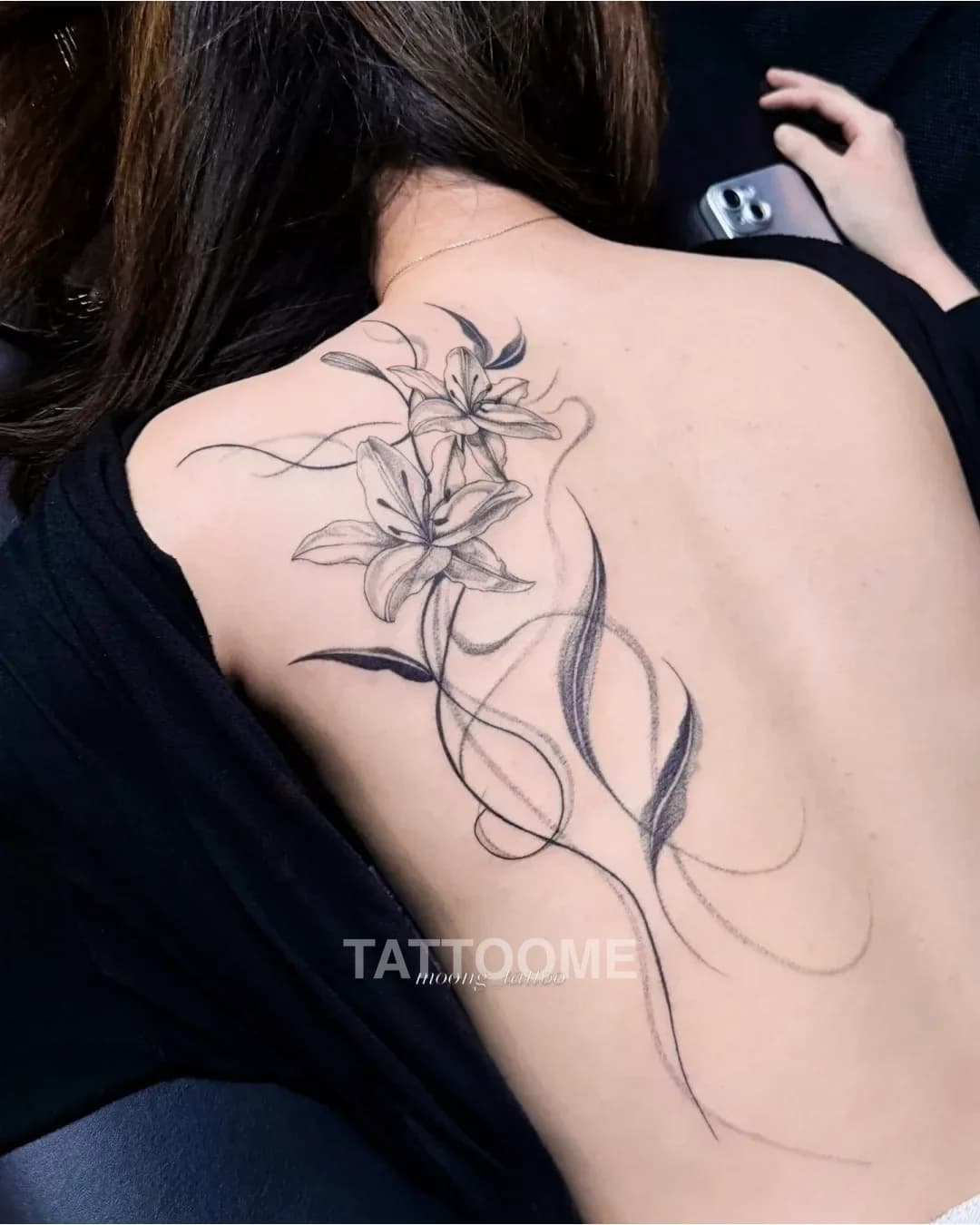 라인워크 타투 - moong_tattoo