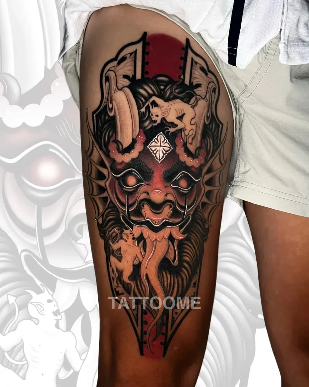 뉴스쿨 다리 - sunnytattooer