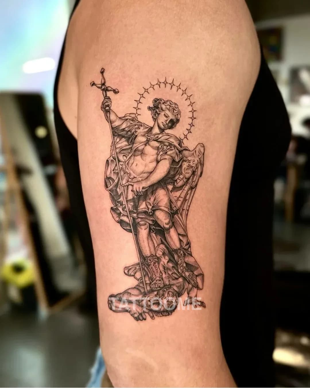 블랙앤그레이 미카엘 - nero_tattooer 1