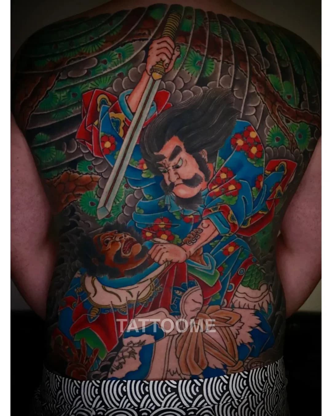 이레즈미 등판 - tattooist.ilsin