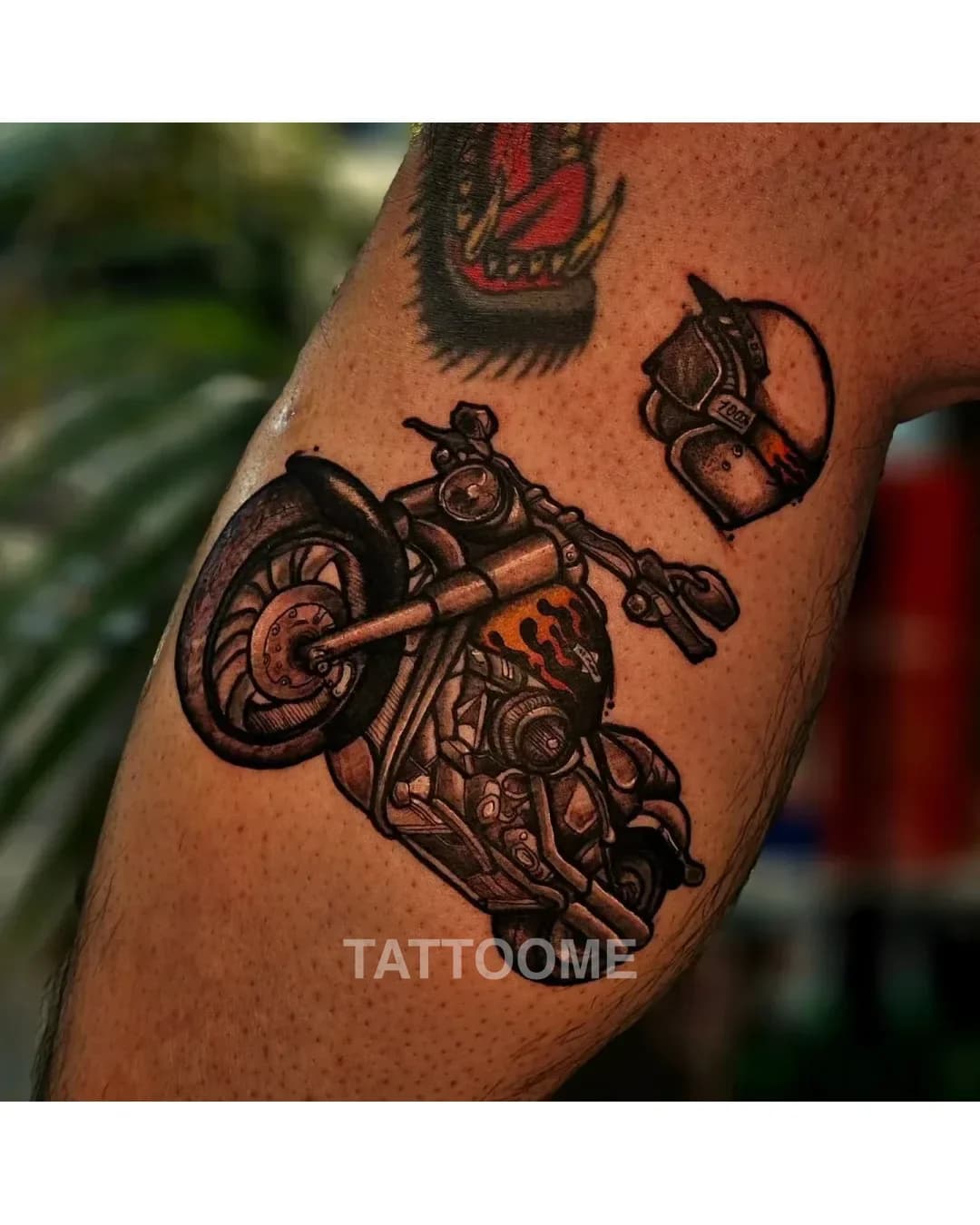 감성타투 오토바이 - monat_tattoo