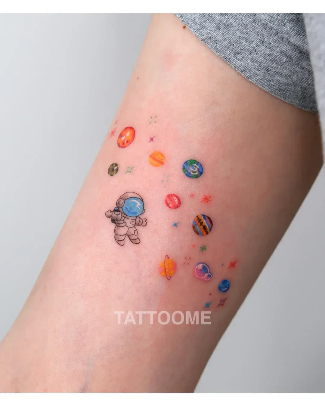 감성타투 태양계2 - seon_tattoo