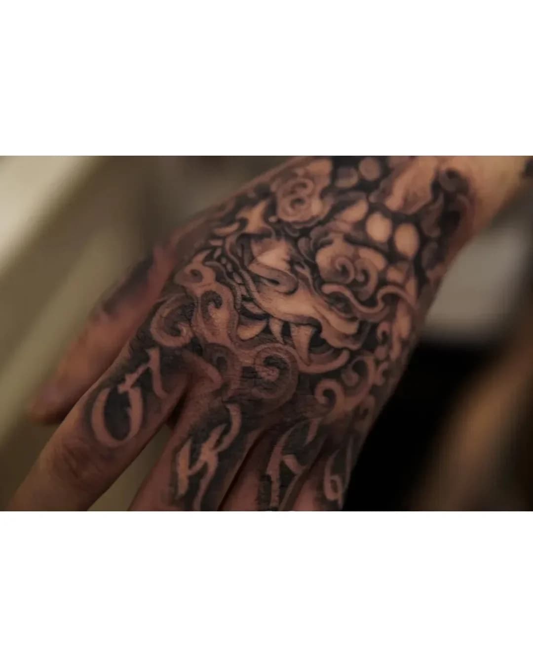 블랙워크 타투 1 - _growtattoo