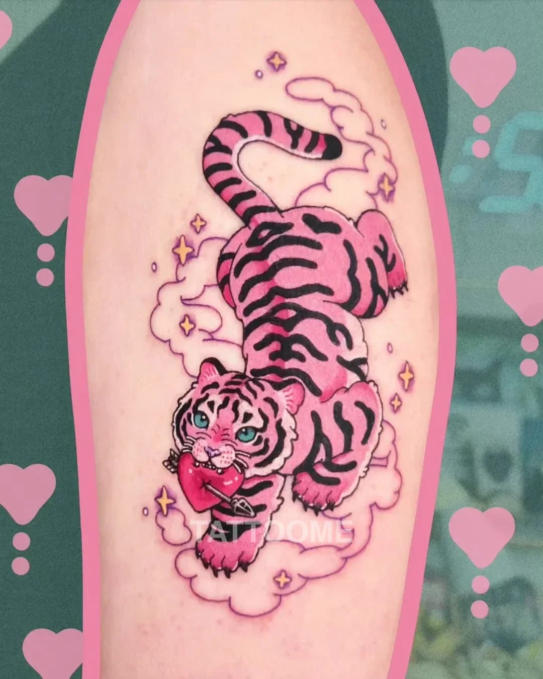 감성타투 호랑이 - ch2u_tattoo