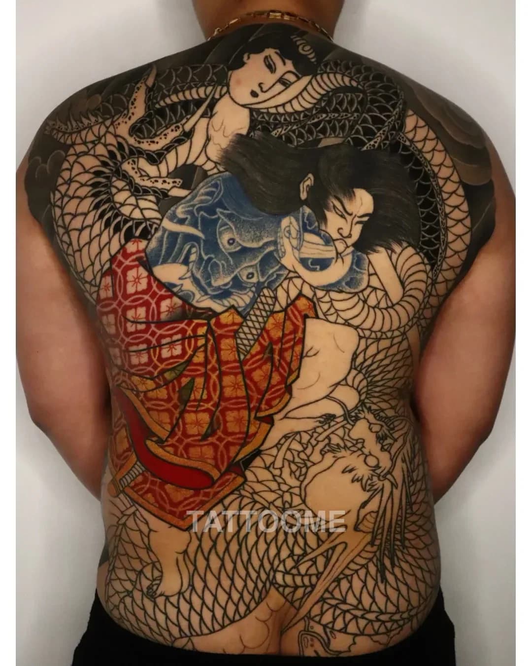 이레즈미 등판 2 - gilatattoo