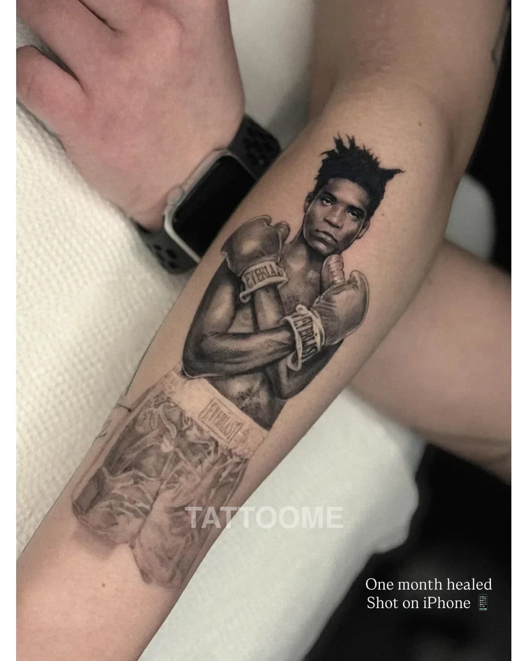 블랙앤그레이 팔 - keontattooart