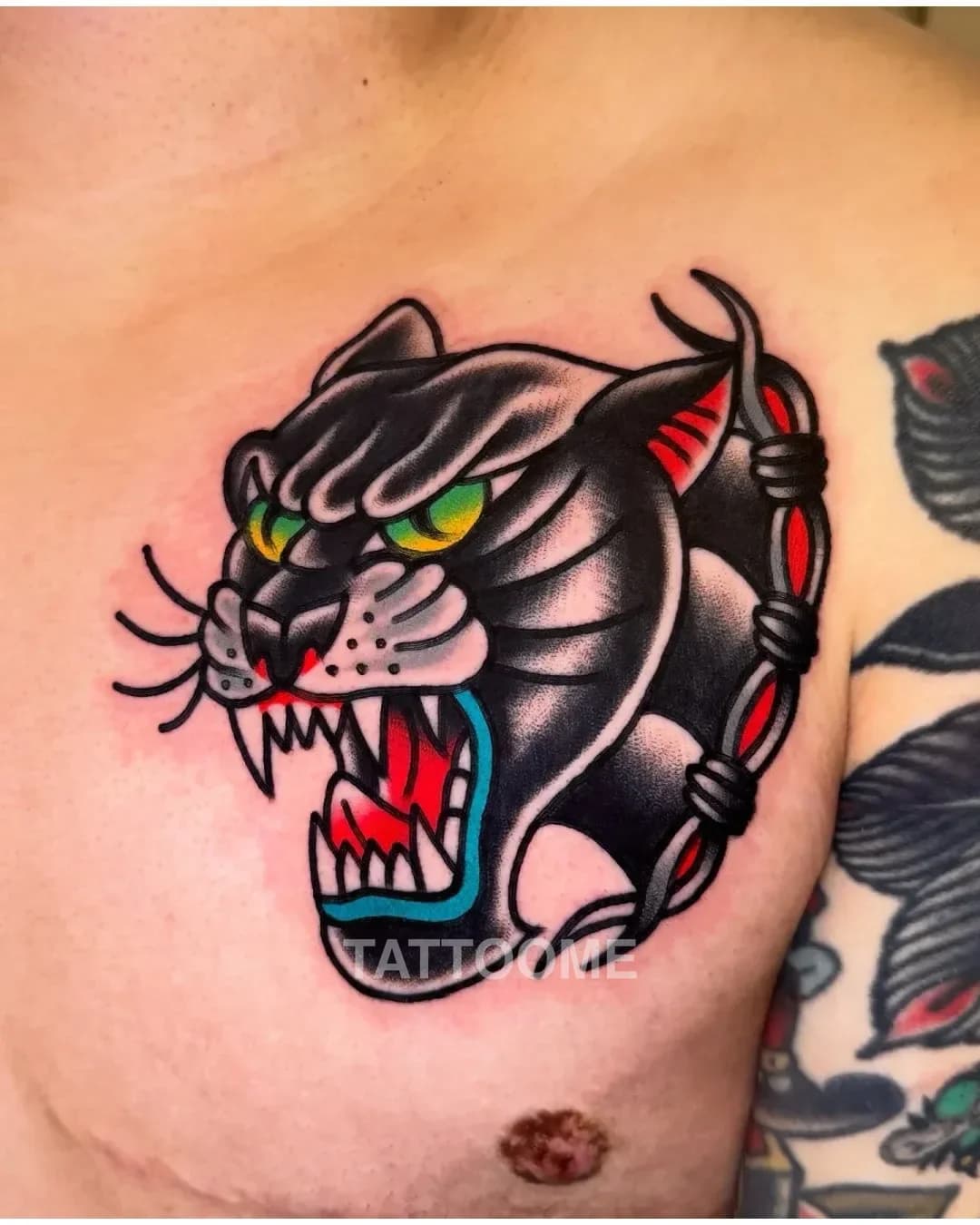 올드스쿨 재규어 - chichi_tattooer