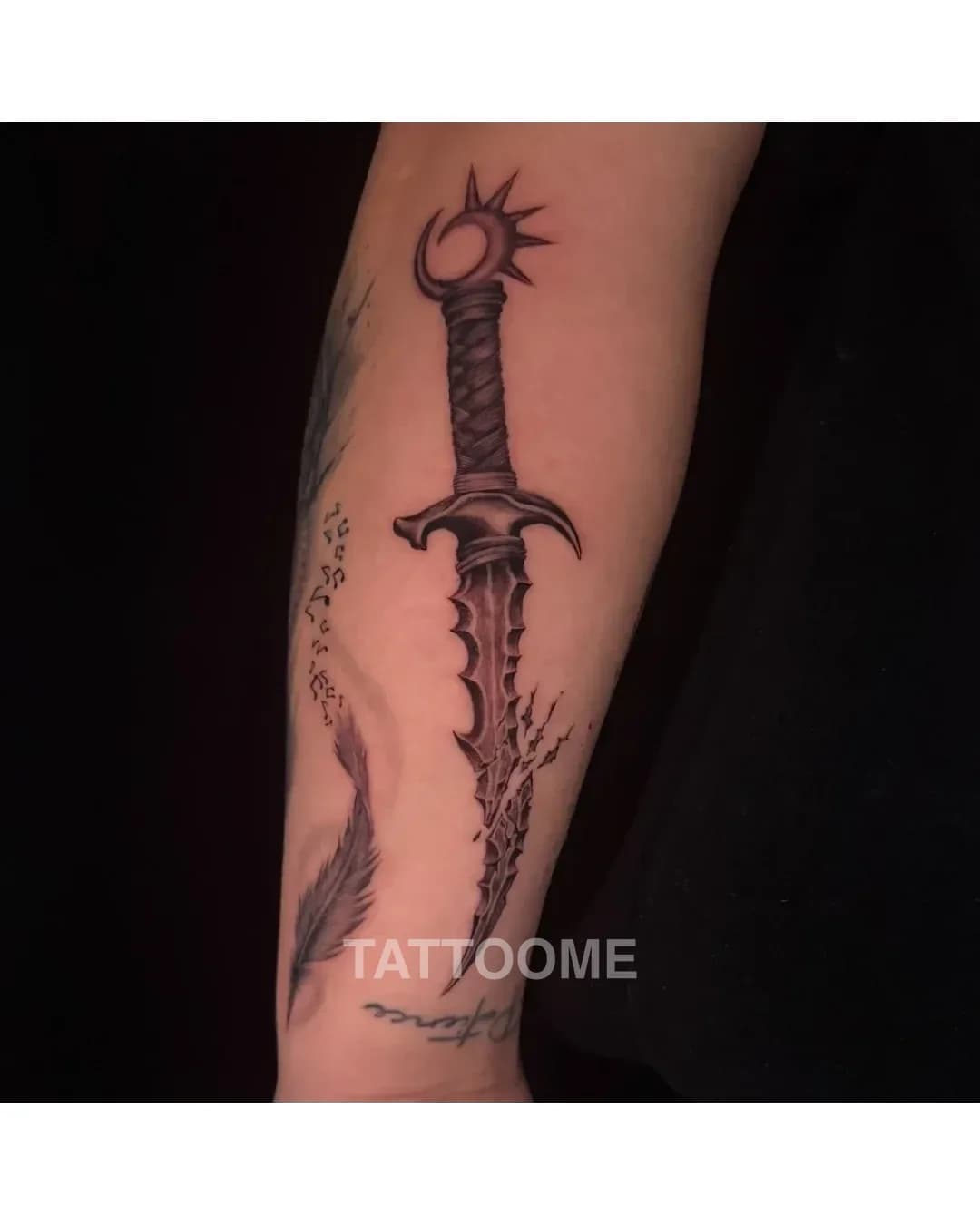 블랙워크 타투 2 - yeji_tattoo