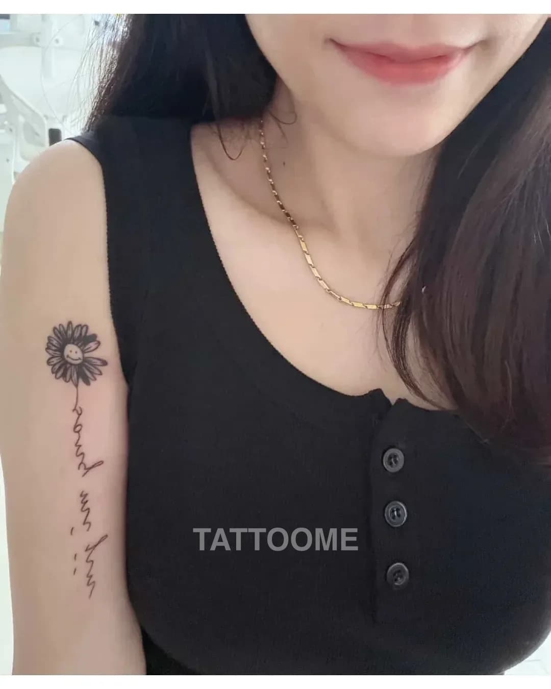 레터링 팔 - tattooist_hush