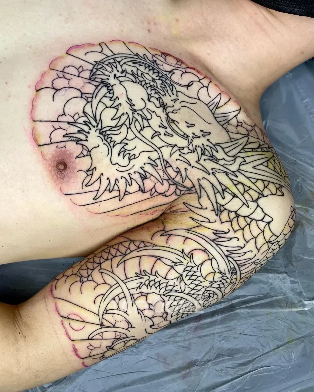 이레즈미 가슴반팔 - hizotattooer