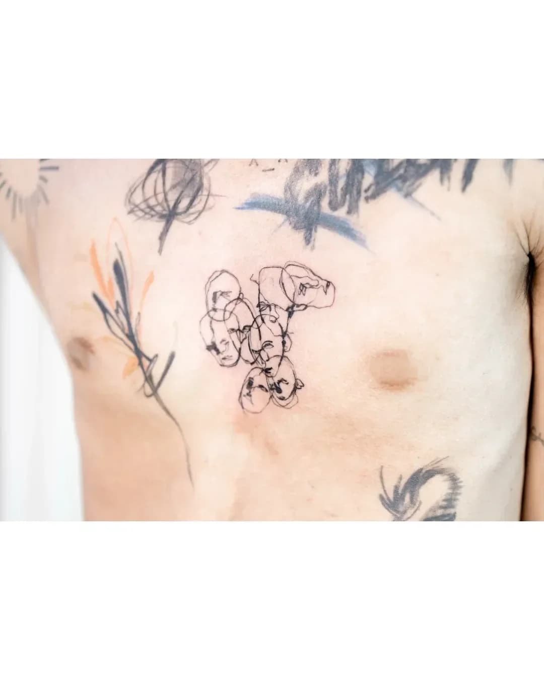 라인워크 자아 - haan_tattoo