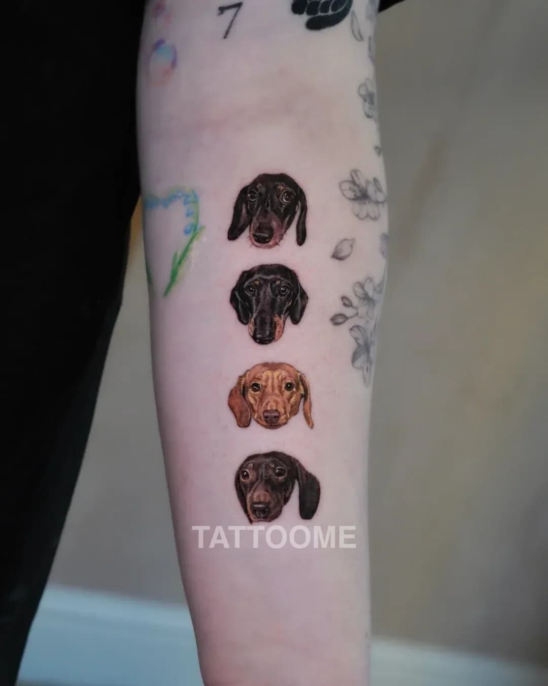 원포인트 강아지1 - tattooist.aya
