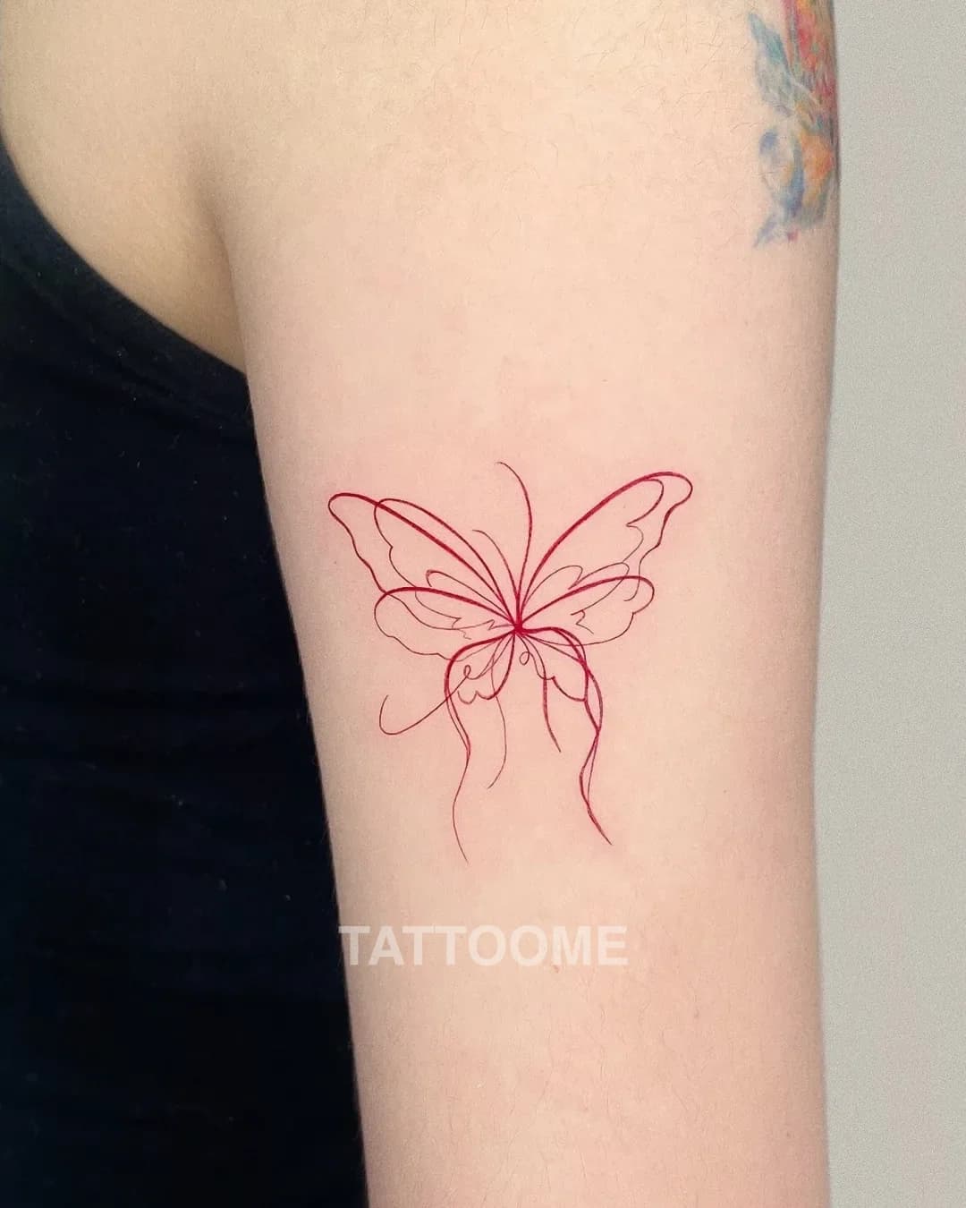 라인워크 나비2 - soozzang_tattoo