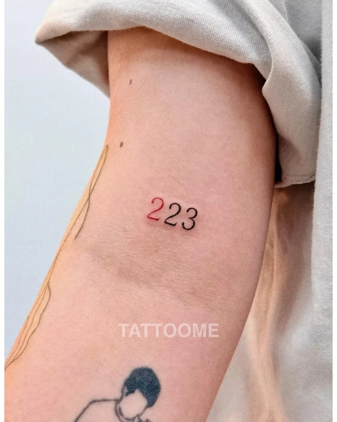 감성타투 숫자 - muhwa_tattooer
