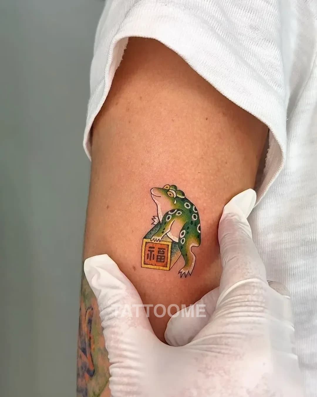 원포인트 개구리 - tattooist_jera
