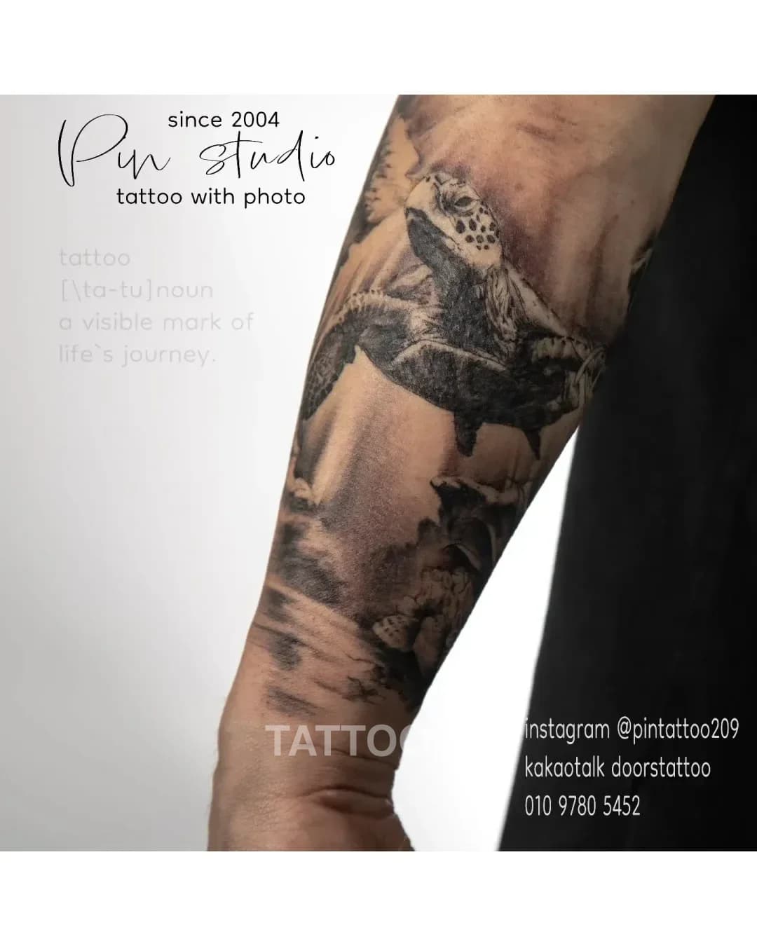 블랙앤그레이 타투 3 - pintattoo209