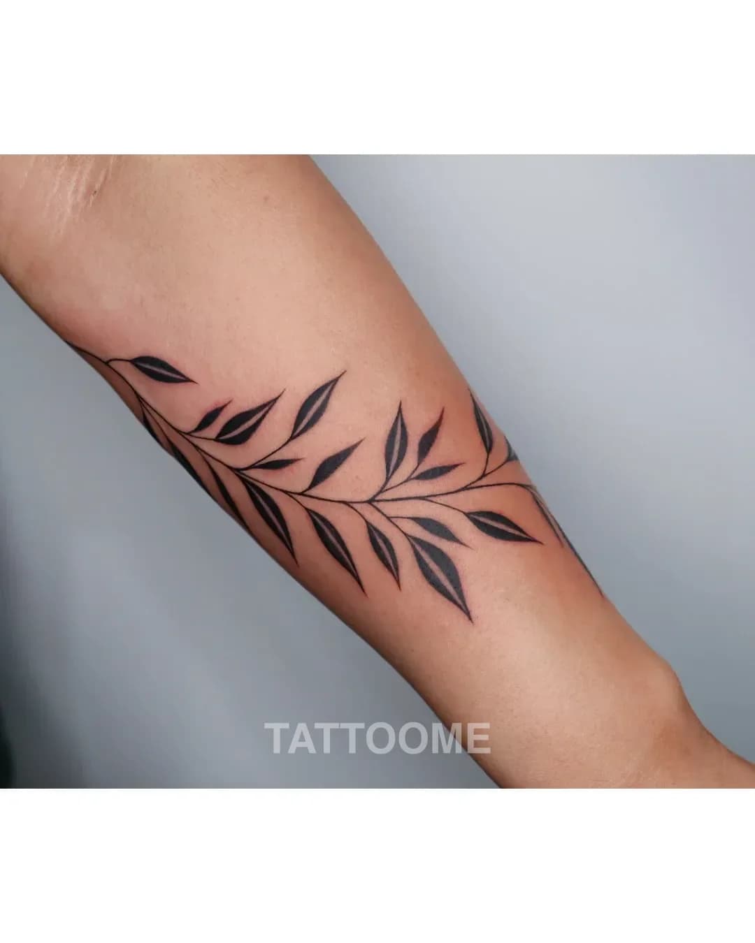 라인워크 나뭇잎2 - yujin_tattoo