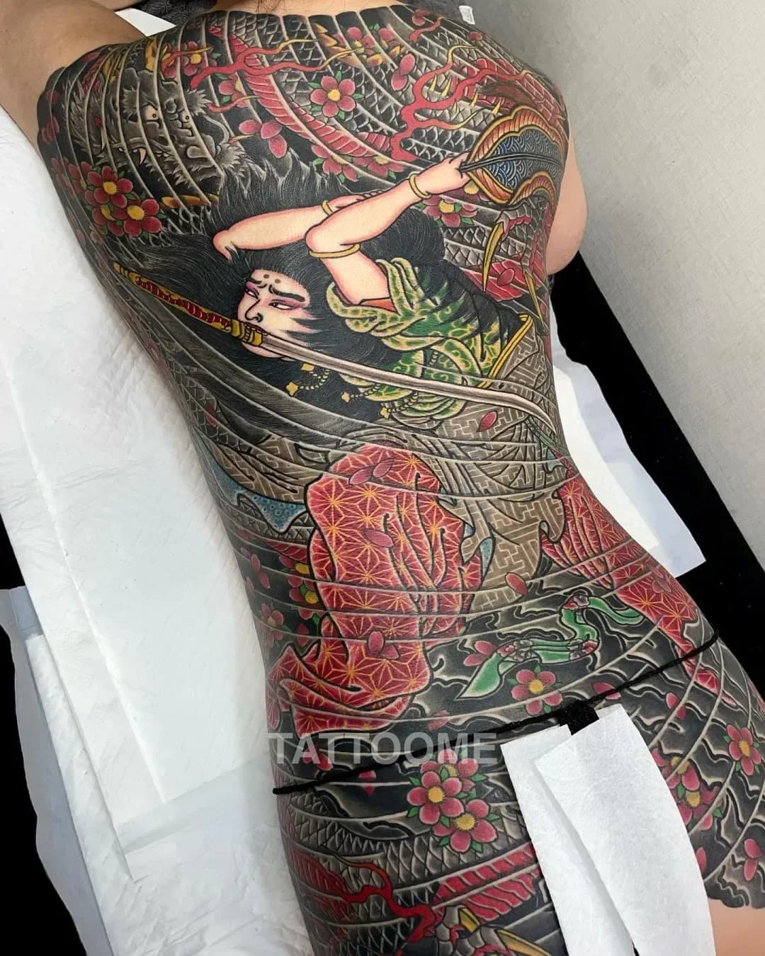 이레즈미 등판1 - jiwon_tattooer
