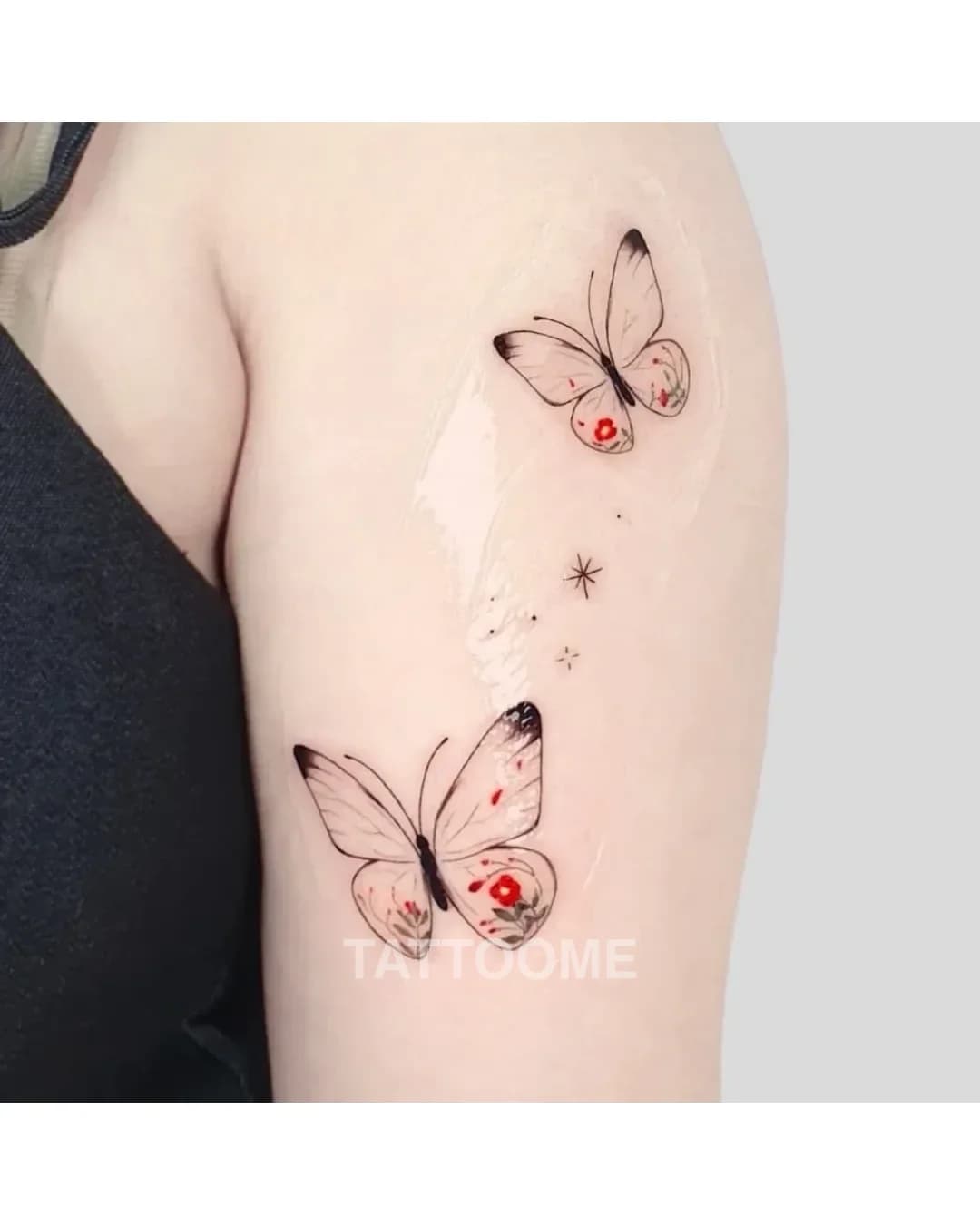 감성타투 나비 - ongi_tattoo