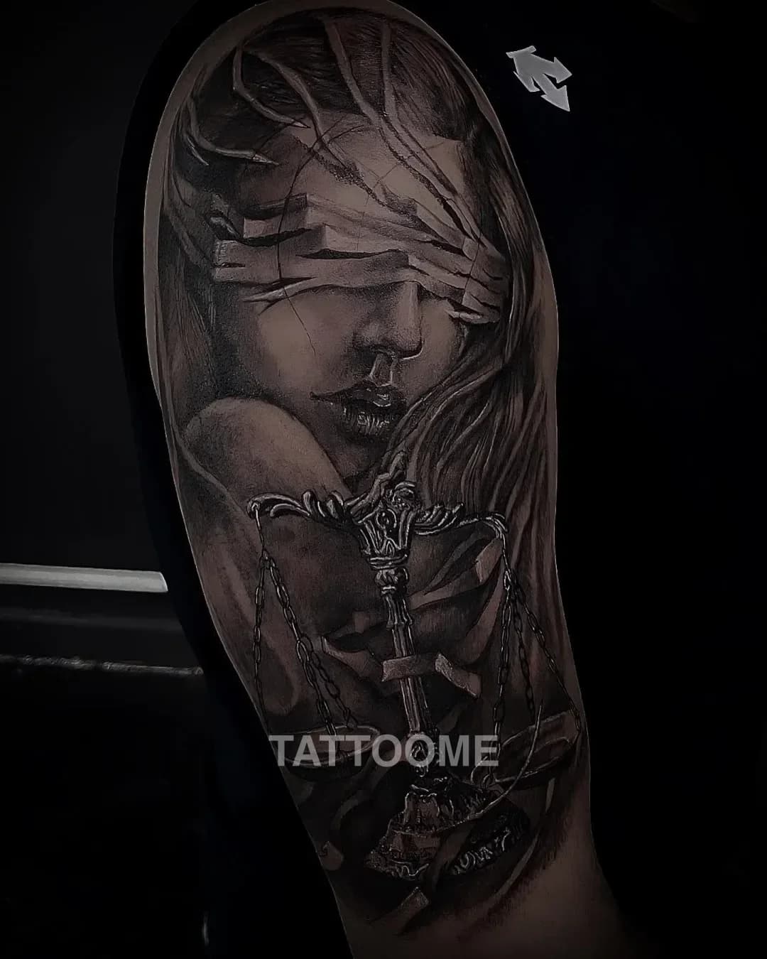 블랙앤그레이 타투 3 - godddestattoo