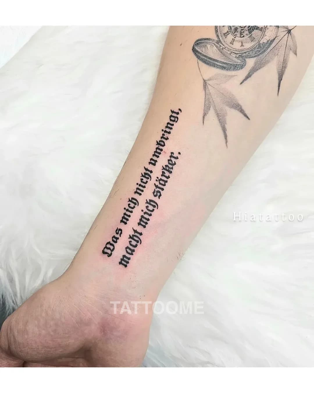 레터링 타투 1 - hia_tattooer