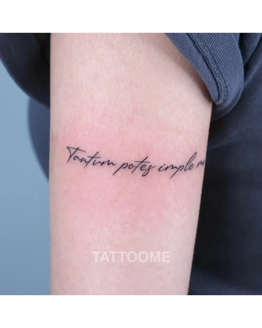 레터링 팔2 - tattooist__mani