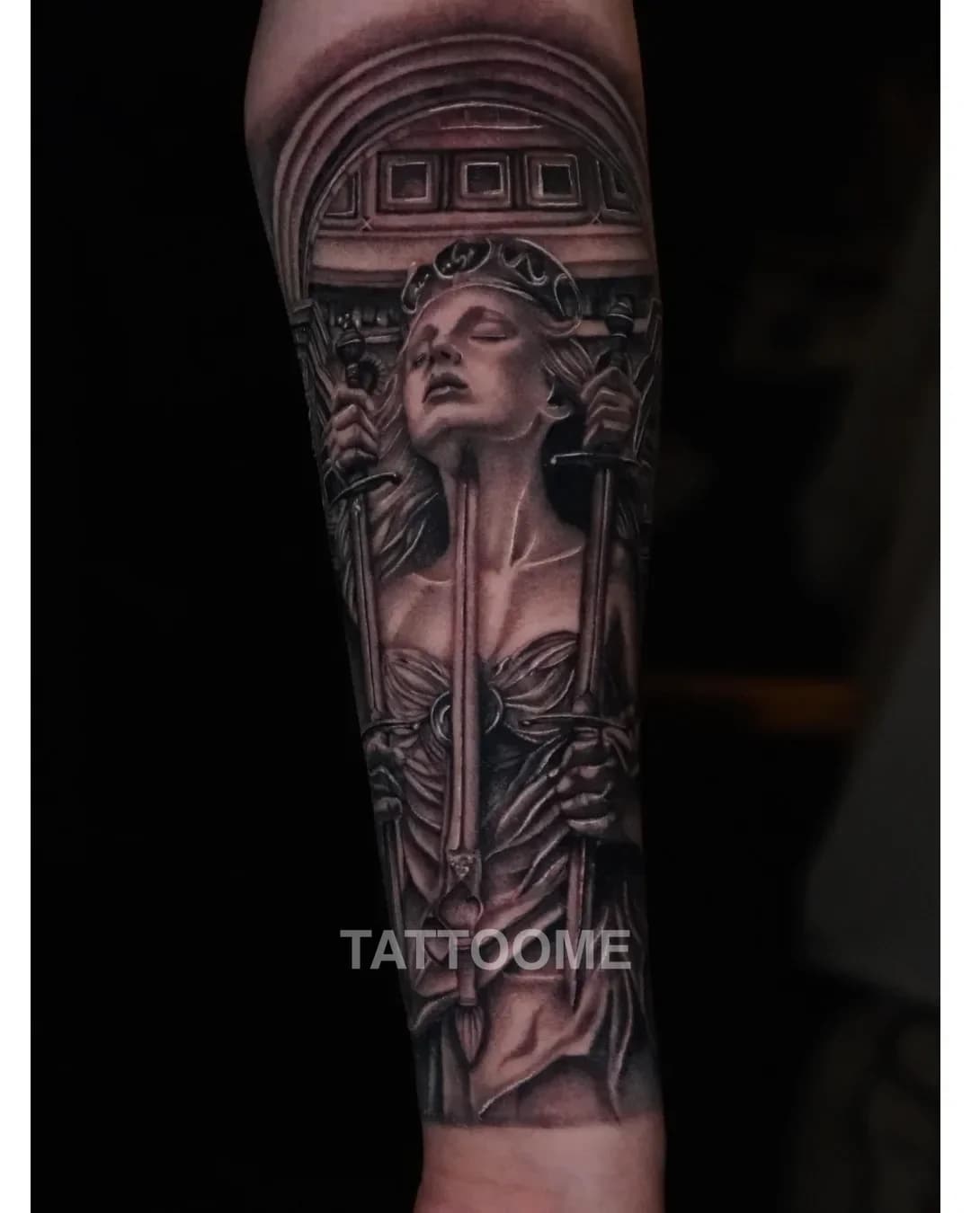 블랙앤그레이 팔1 - wontwo.tattoo 1
