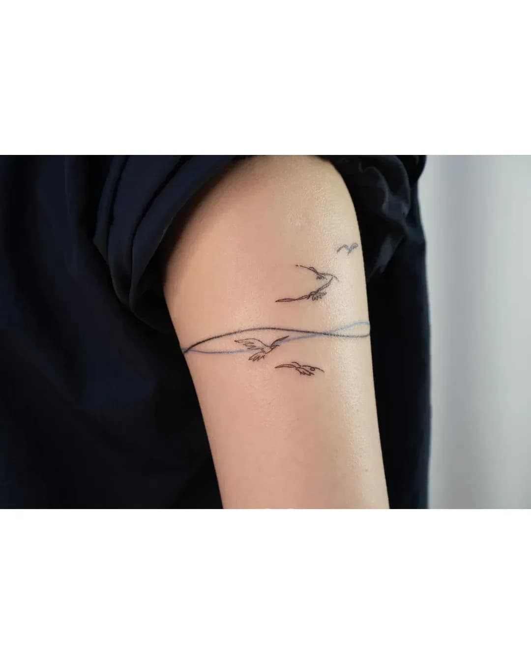 라인워크 띠 - haan_tattoo