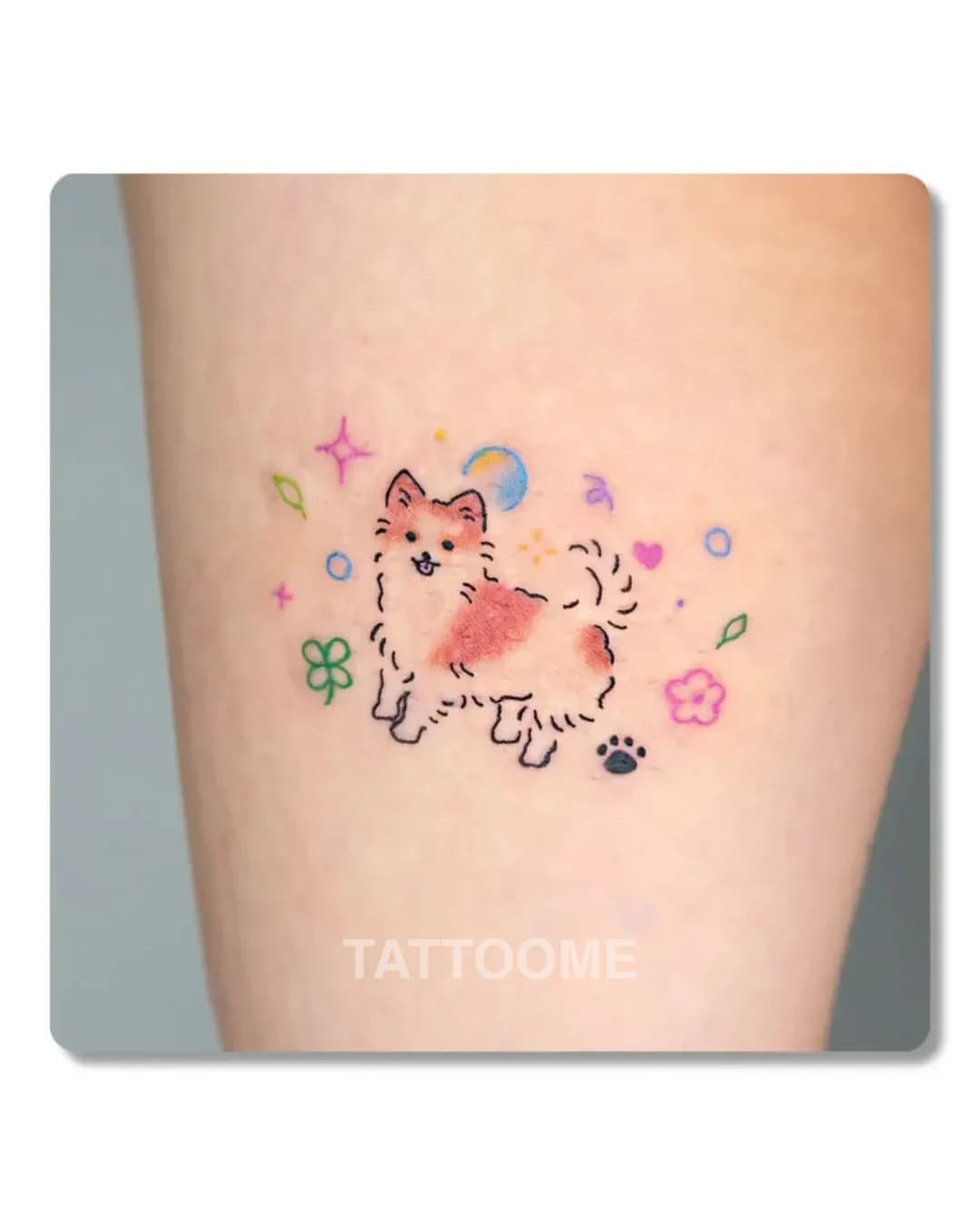 감성타투 강아지 - tattooist_seoming