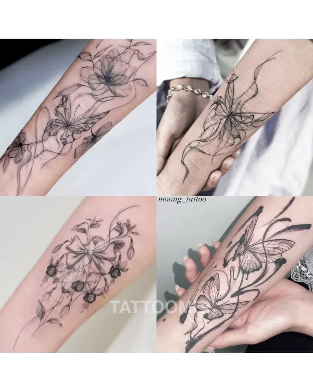 라인워크 타투 - moong_tattoo