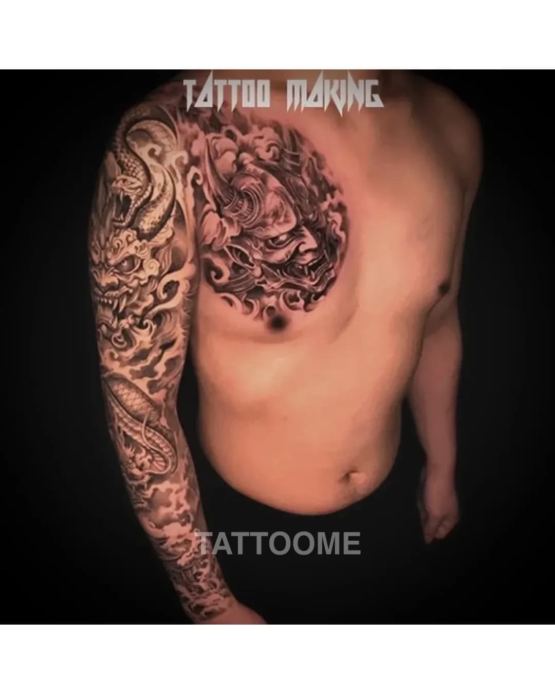 블랙앤그레이 타투 5 - tattoo_making