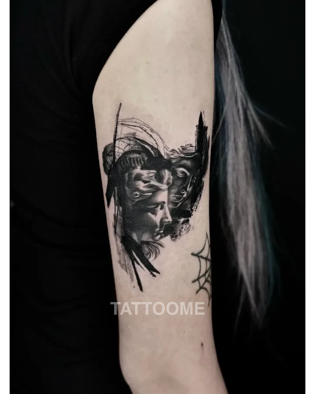 블랙워크 타투1 - kiel.tattoo