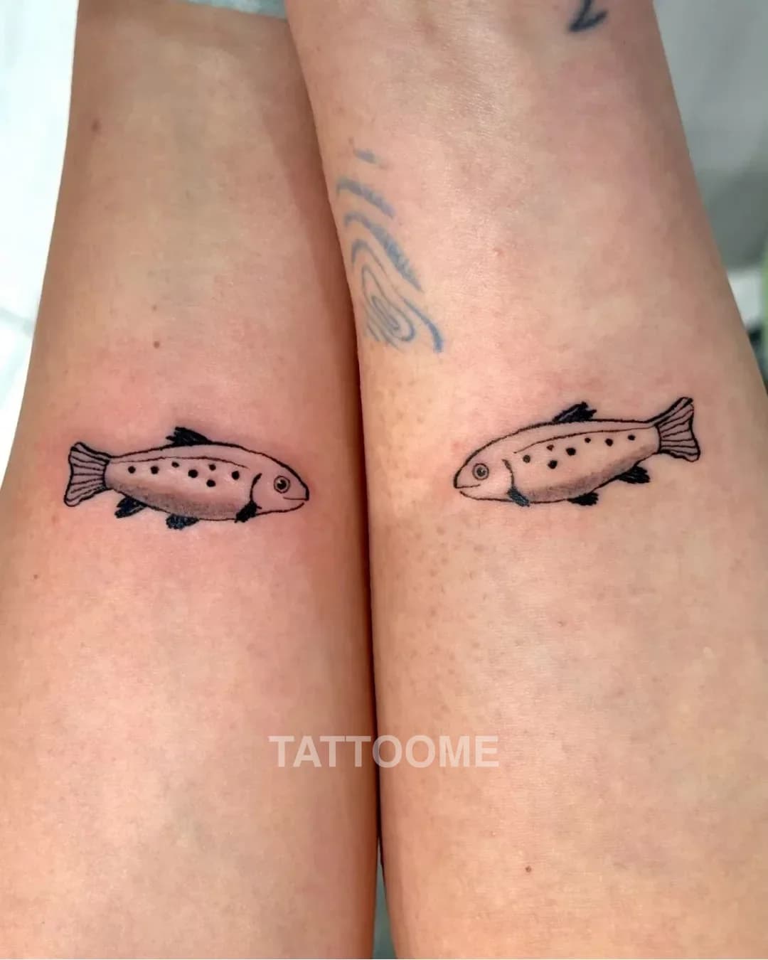 라인워크 물고기1 - banban_tattooer