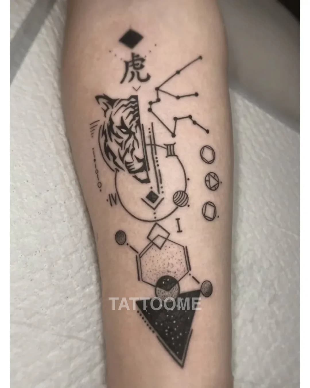 라인워크 타투 3 - rame.tatt00
