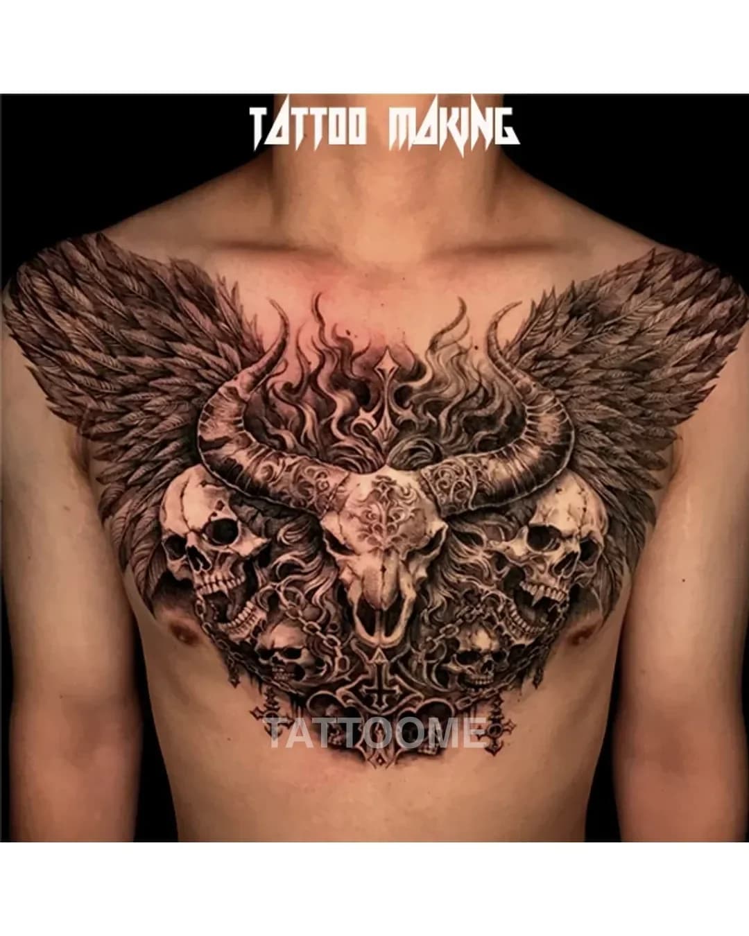 블랙앤그레이 타투 4 - tattoo_making