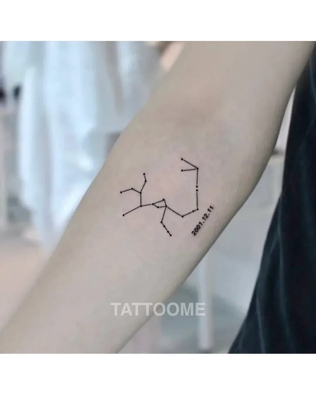라인워크 별자리 - seoha_tattoo 4