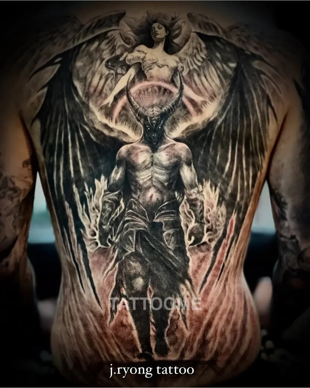 블랙앤그레이 타투 3 - j.ryong__tattoo