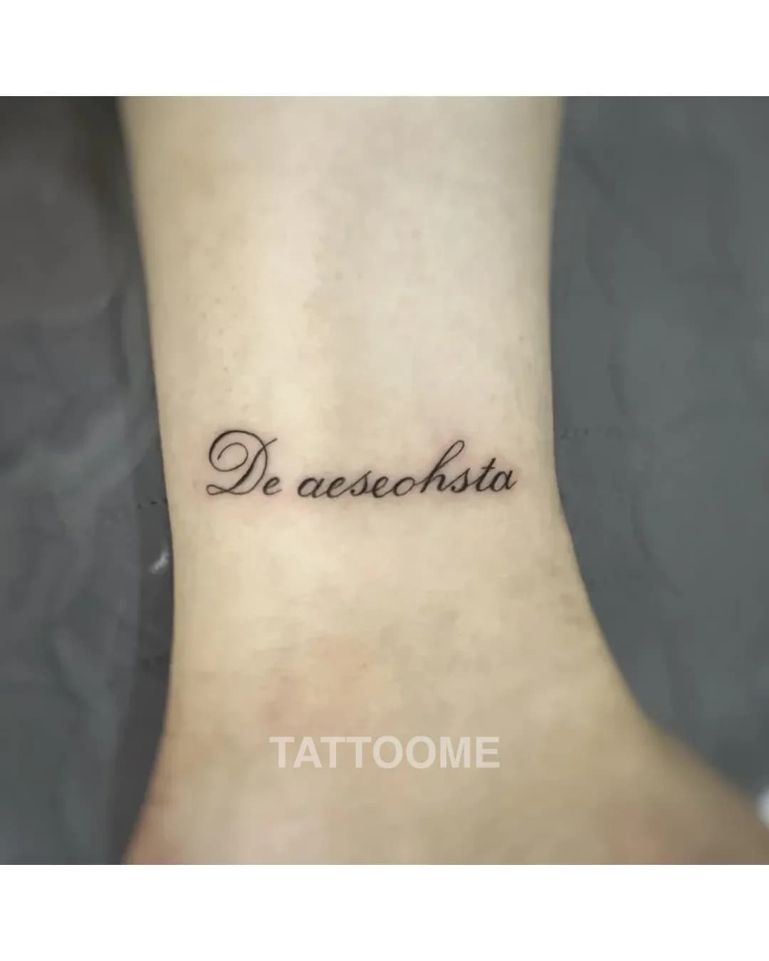 레터링타투1 - zii_tattoo
