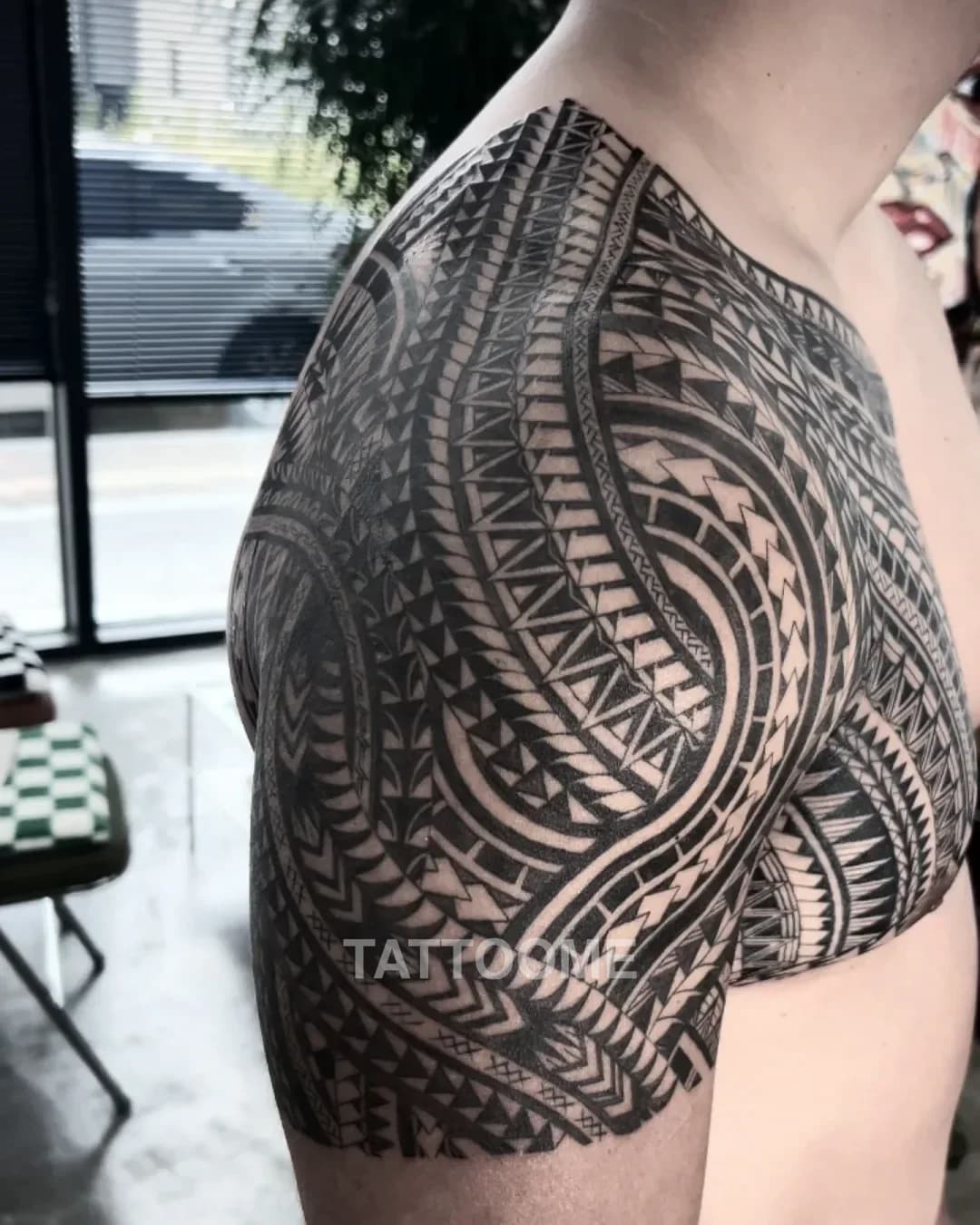 폴리네시안 가슴반팔2 - tattooer_wrath