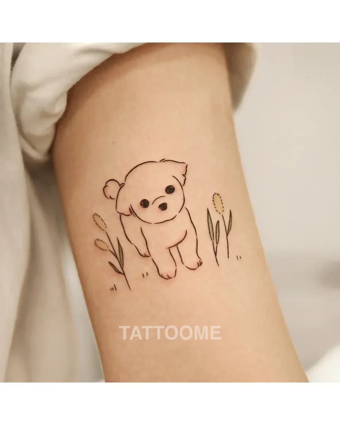 라인워크 반려견 - tattooer_oom 4