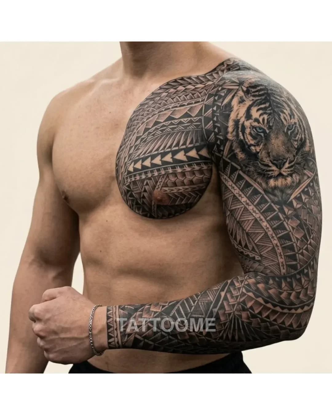 폴리네시안 긴팔 - rena_tattoos