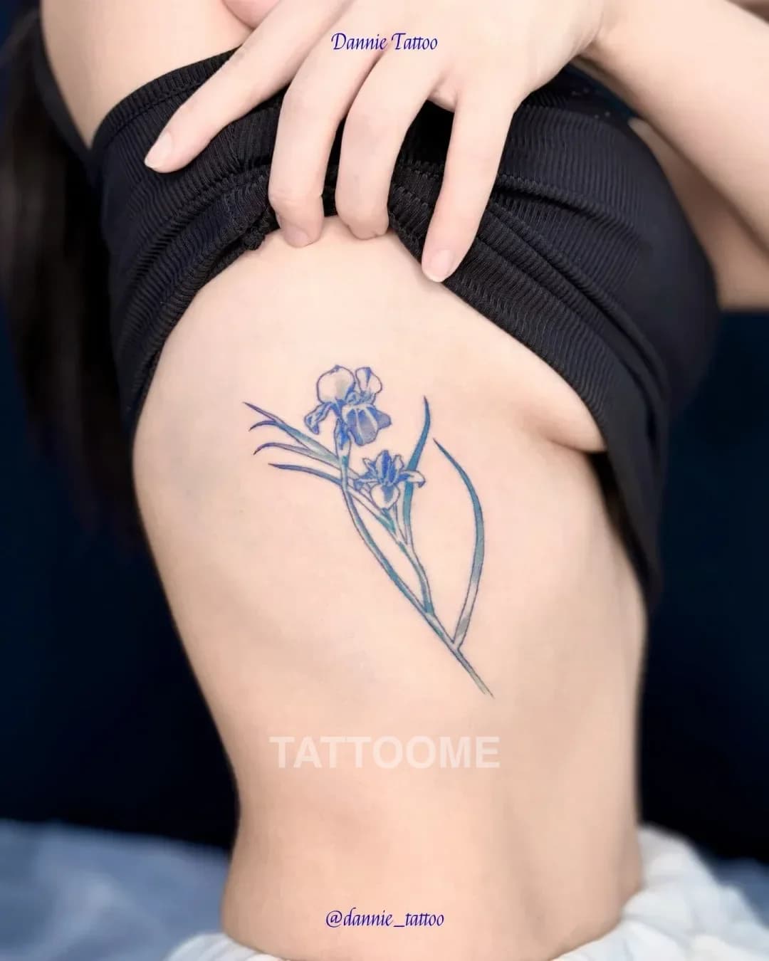 감성타투 꽃2 - dannie_tattoo