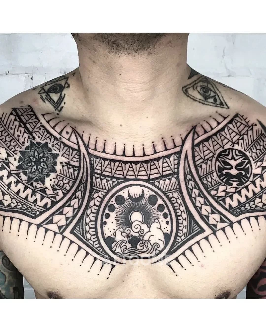 폴리네시안 양가슴 - tattoos.toos 5