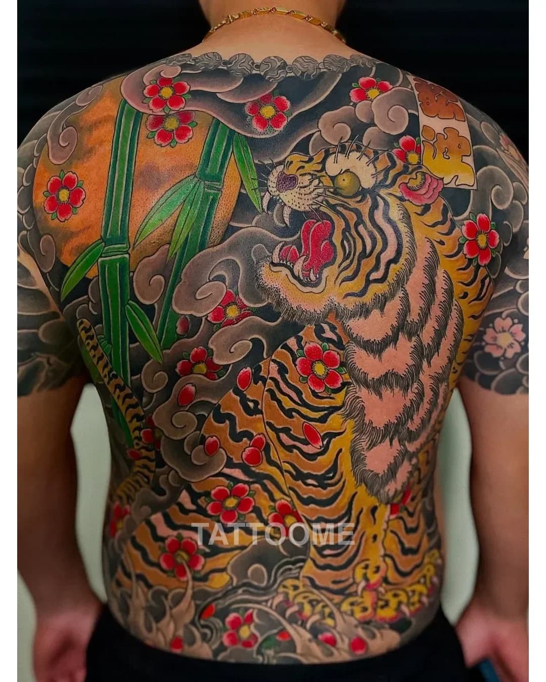 이레즈미 호랑이 등판 - _songpatattoo