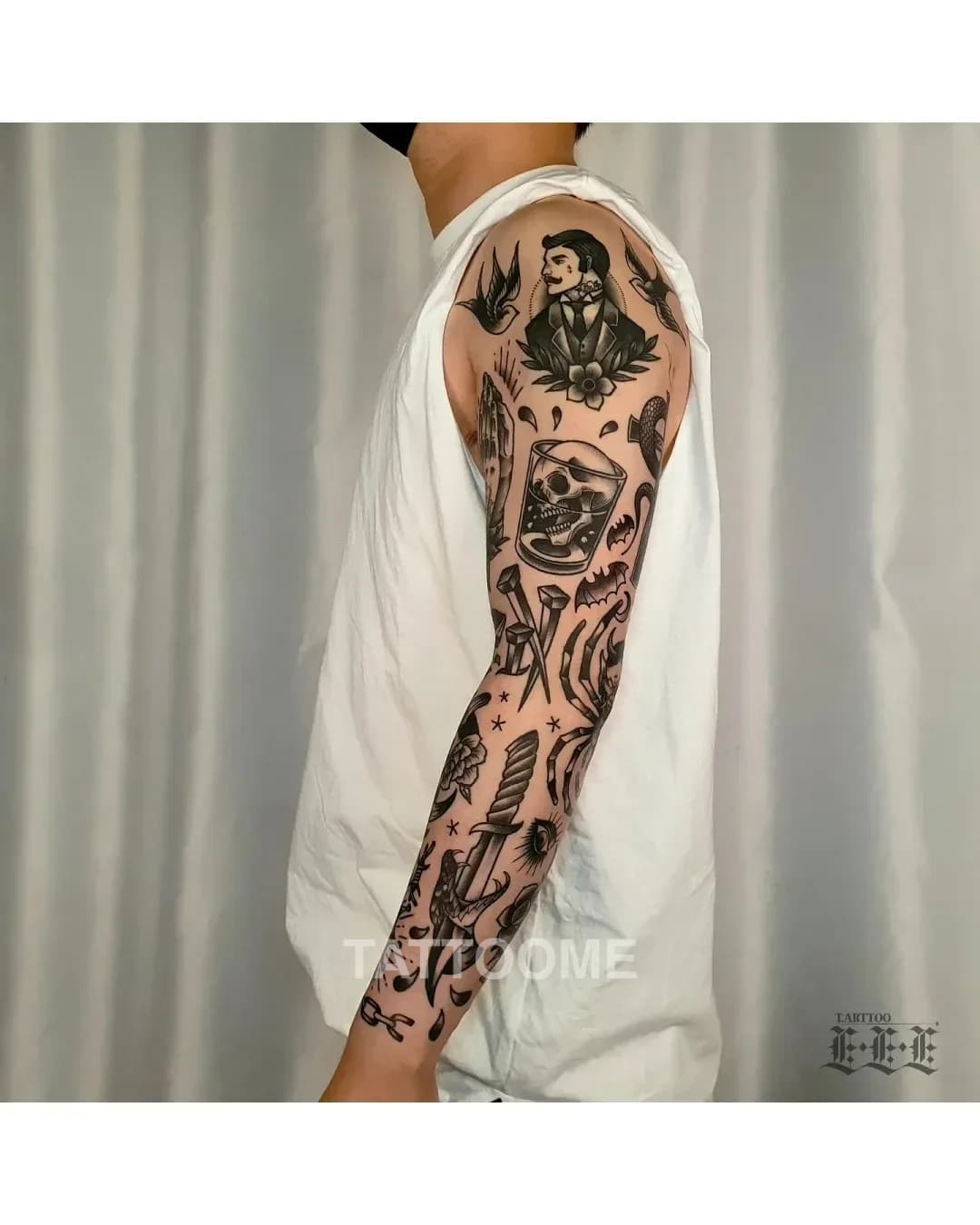 올드스쿨 긴팔 - t.attooer_eee